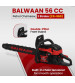 Balwaan Petrol Chainsaw CS-560 22 Inches